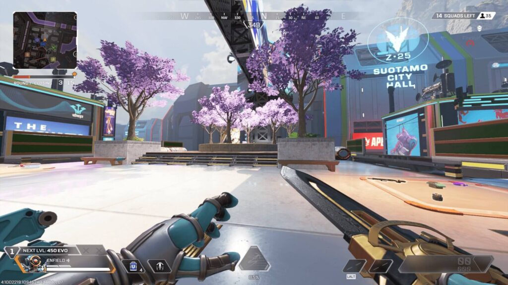 apex legends e-district gameplay fps on laptop