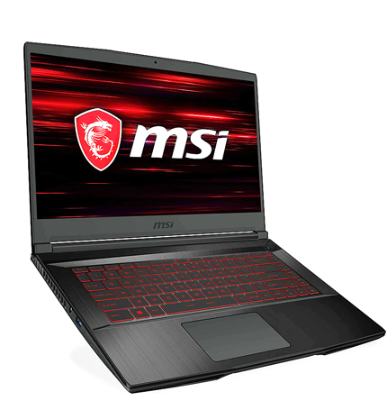 msi thin gf63 gaming laptop budget esports fps performance