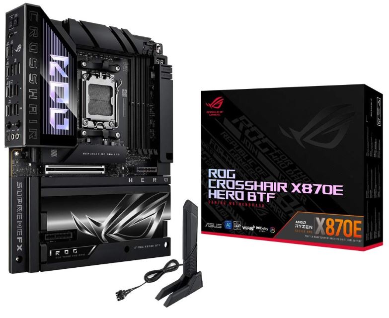 asus rog crosshair x670e hero motherboard for premium amd gaming pcs