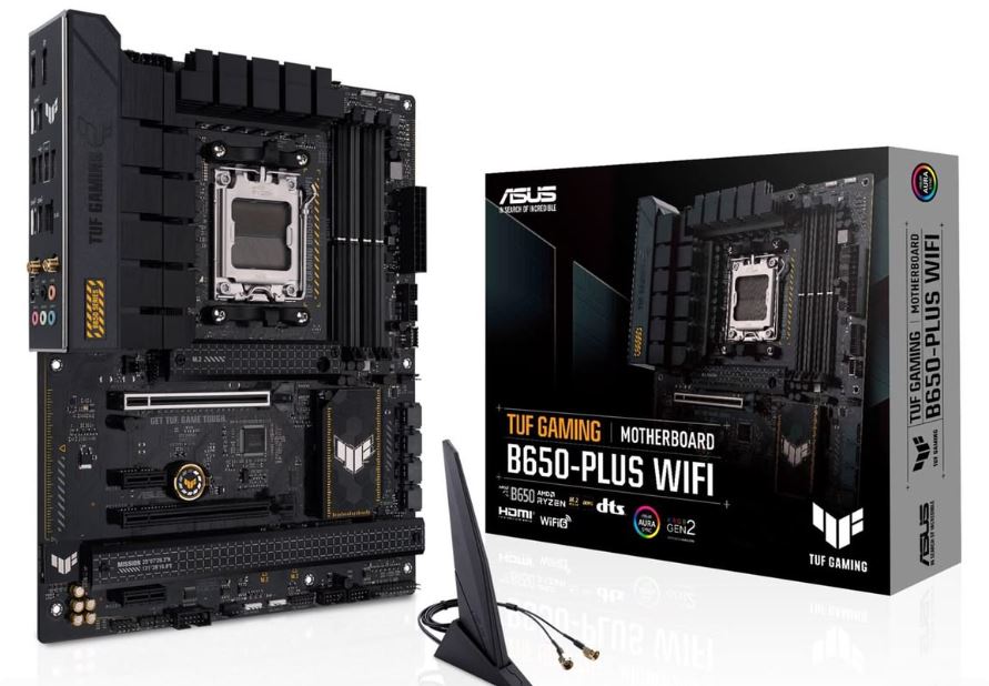 asus tuf gaming b650 plus wifi motherboard for ryzen gaming builds
