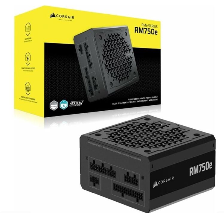 corsair rm750e quiet gaming power supply for competitive gaming builds