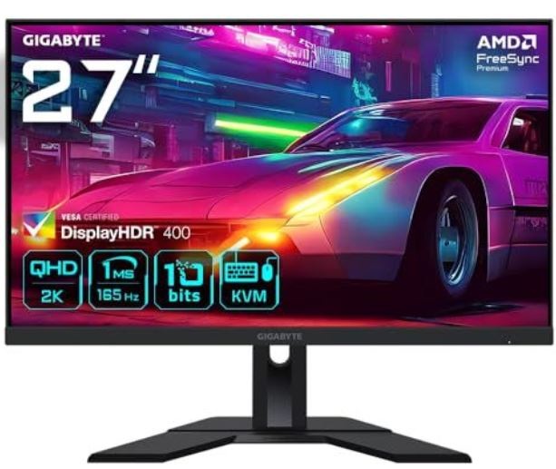 gigabyte m27q 1440p ips gaming monitor with high refresh rate for fps games
