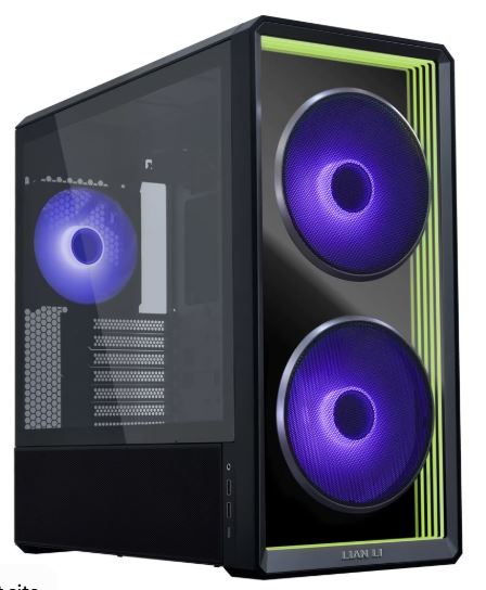 lian li lancool airflow gaming pc case with excellent cooling