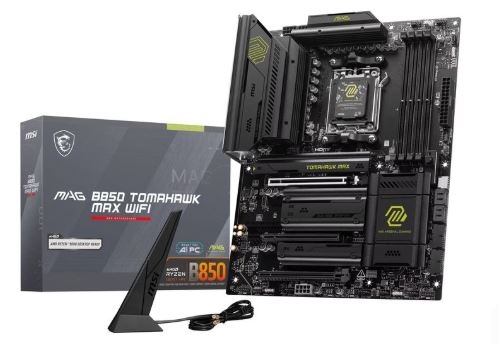 msi mag b850 tomahawk wifi motherboard for am5 gaming pc build
