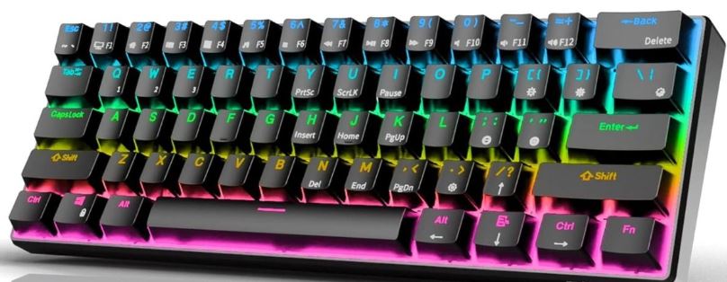 rk61 mechanical keyboard compact gaming setup under 800 fps performance