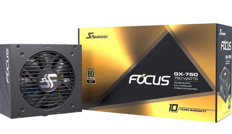 seasonic focus gx 750 gold rated power supply for high fps gaming