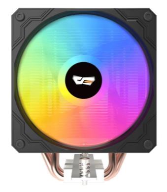 static pressure pc fan mounted on radiator for gaming pc cooling