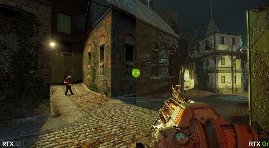 ray tracing graphics comparison showing realistic lighting in modern games