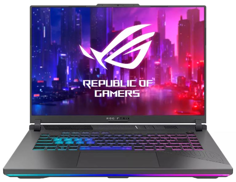 asus rog strix g16 gaming laptop with rtx 5070 and qhd display