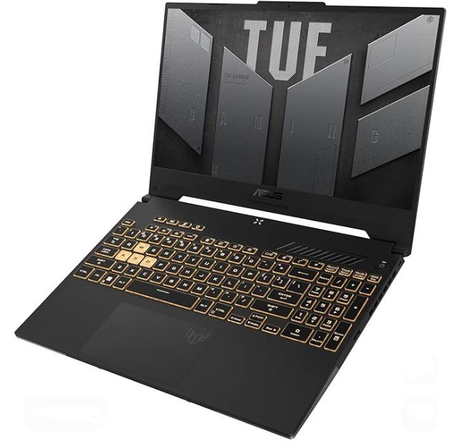 asus tuf gaming f15 gaming laptop with rtx graphics and durable design