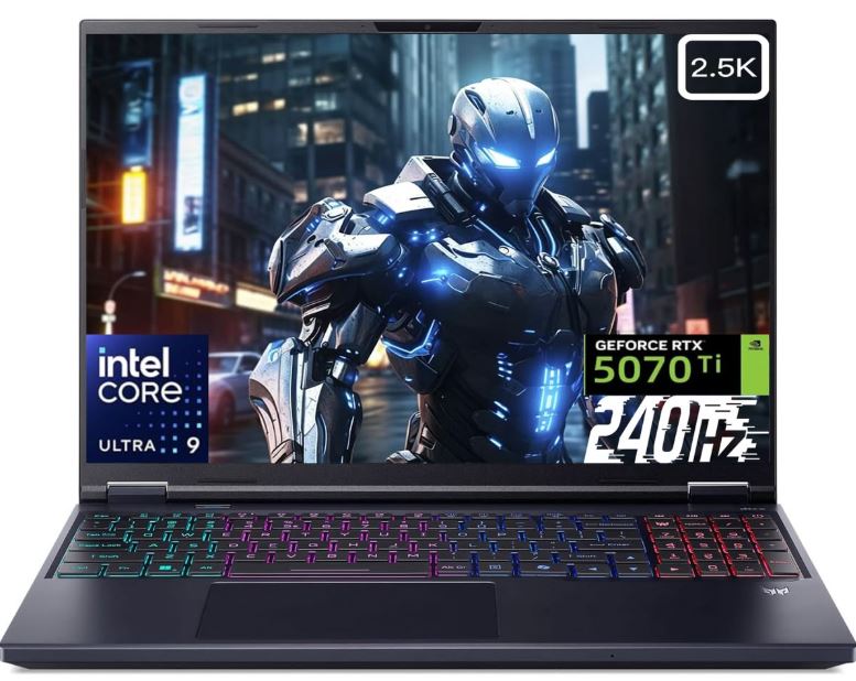 acer predator helios neo 16 gaming laptop with intel core i7 and rtx 4060