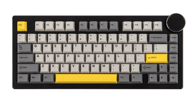ajazz ak820 mechanical gaming keyboard with gasket mount design