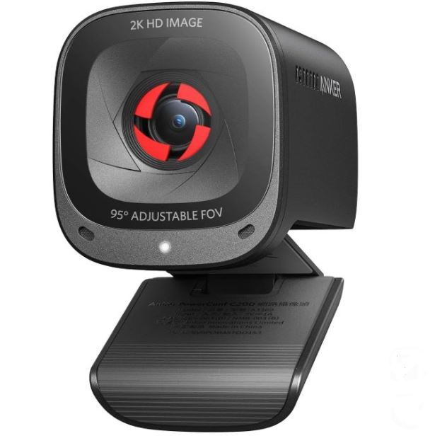 anker powerconf c200 webcam with autofocus and low light correction