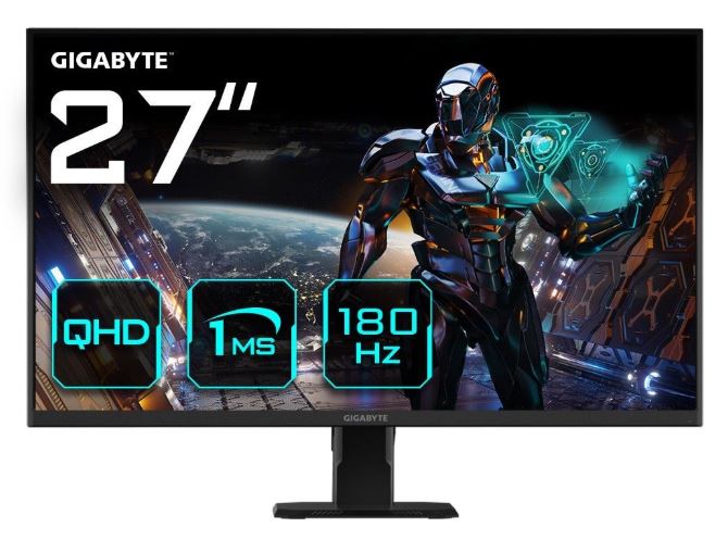 gigabyte gs27qa 27 inch 1440p 180hz gaming monitor for fps games