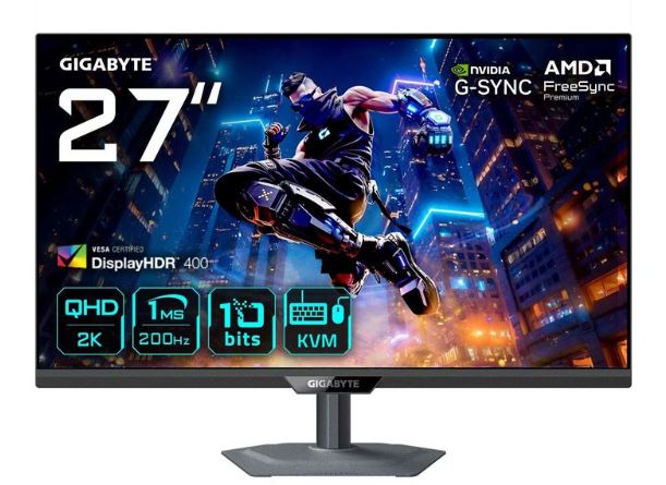gigabyte m27q x 27 inch 1440p 240hz ips gaming monitor for competitive gaming