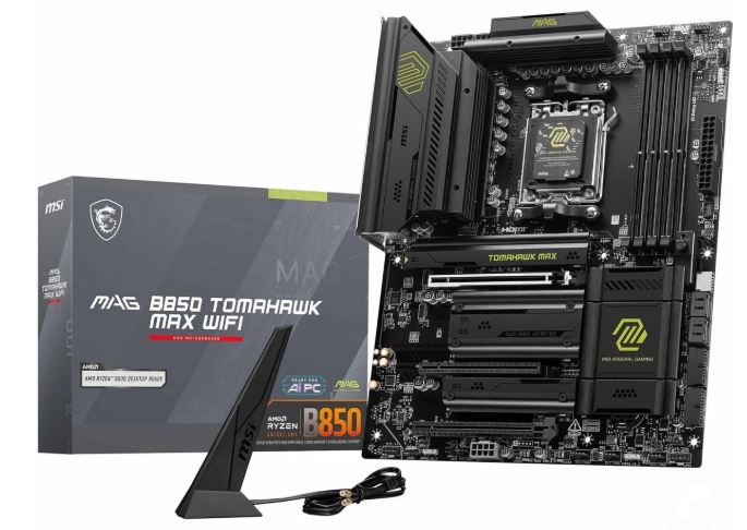 msi mag b850 tomahawk wifi motherboard for high performance am5 gaming pc
