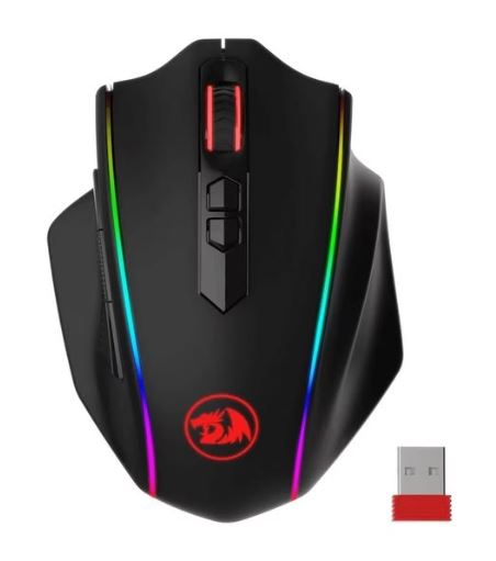 redragon m686 vampire elite wireless gaming mouse with rgb lighting