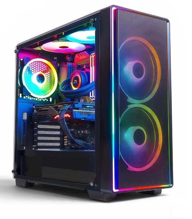 amd ryzen 7 5700x3d gaming pc build with radeon rx 7700 xt graphics card
