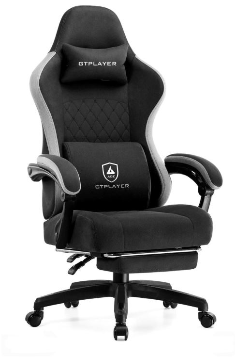 tplayer gaming chair with lumbar support for long gaming sessions