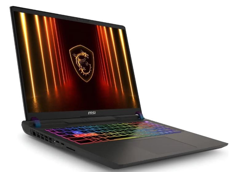 msi vector gaming laptop with powerful cooling and rtx laptop gpu