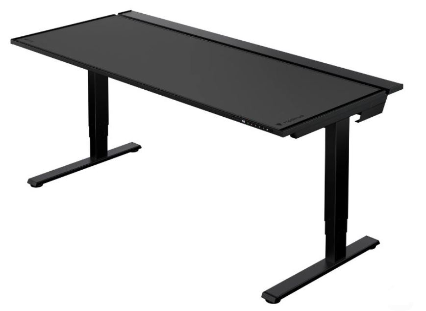 secretlab magnus pro premium electric standing gaming desk with cable management