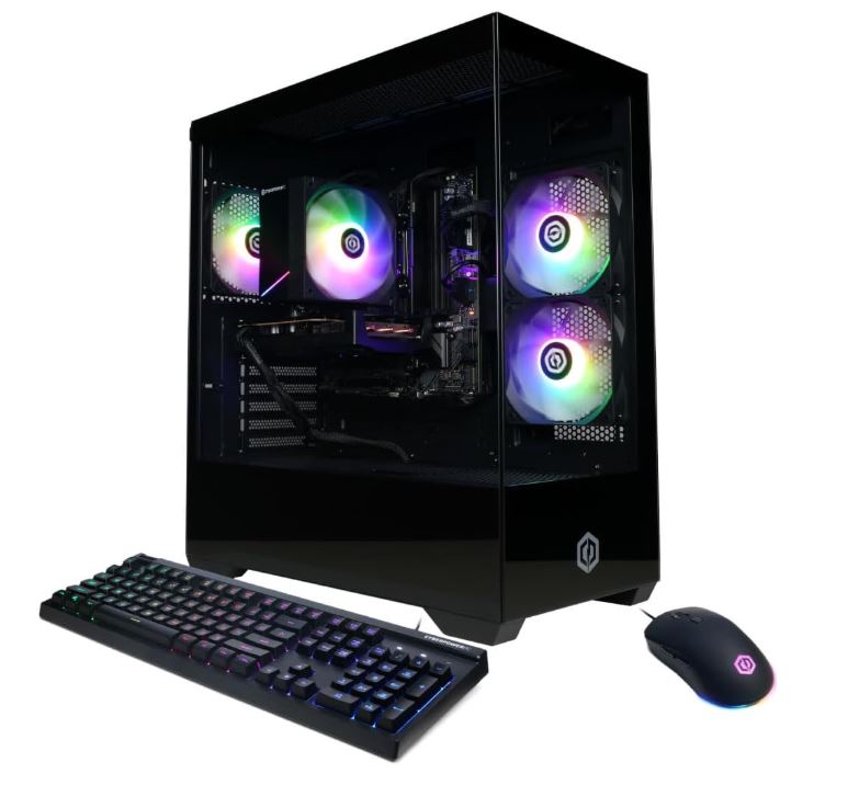 CyberPowerPC Gamer Xtreme gaming PC with Core Ultra 5 225F and RTX 5050 for CS2